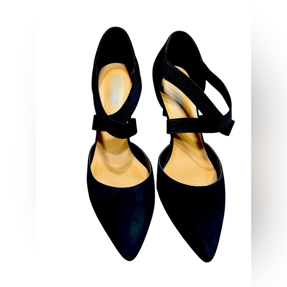 Solanz High Heels, Black Sz 10M